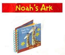 Noah's Ark mini square notebook